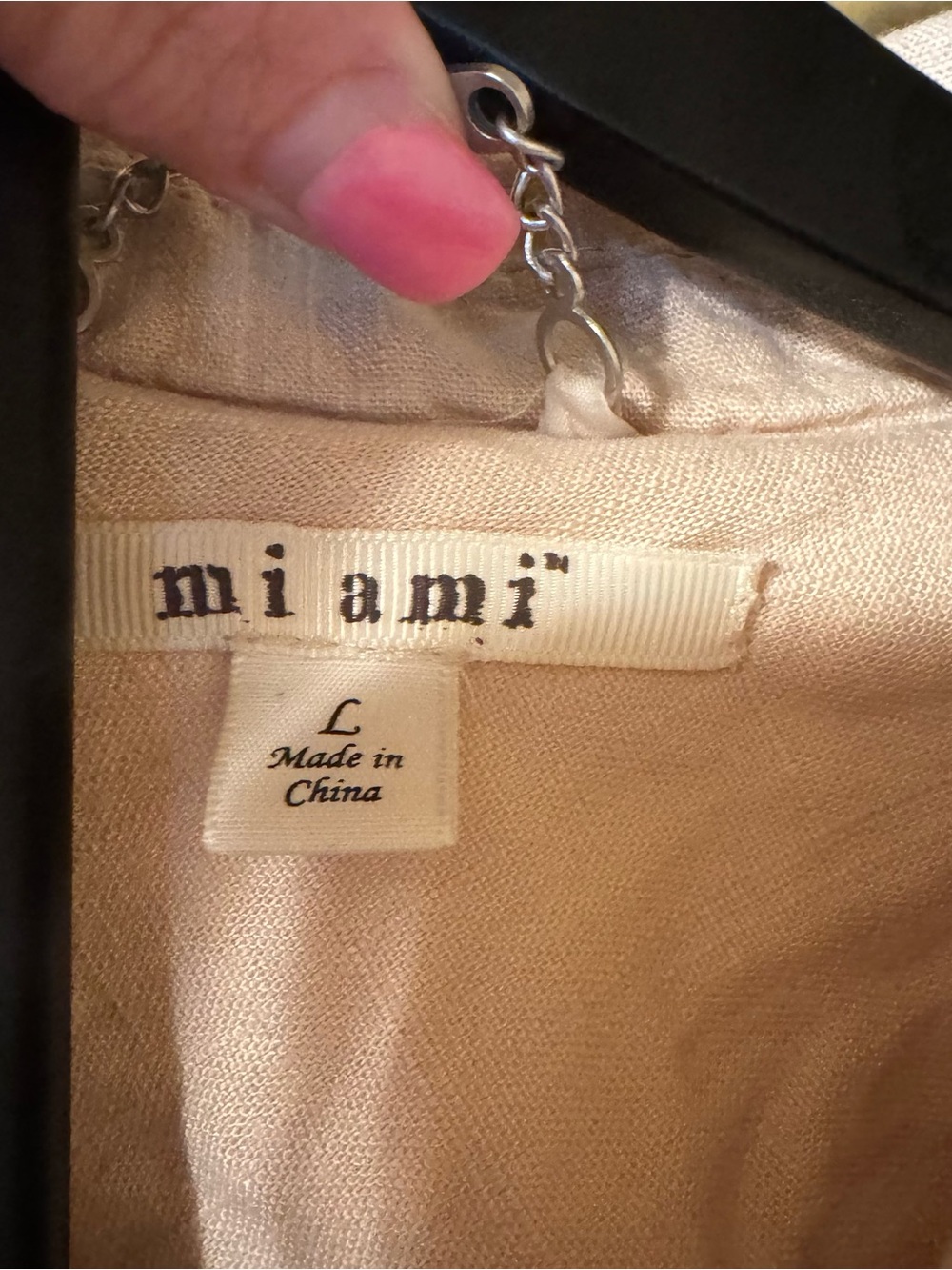 MIAMI Women Large Cotton Linen Jacket Beige Peplum Utility Button Front Shacket - Picture 6 of 9